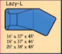 Lazy-L pool shape