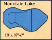 Mountain Lake pool shape