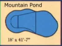 Mountain Pond pool shape
