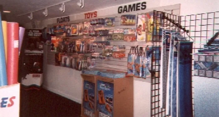Floats, toys and games in the Coastal Pools store